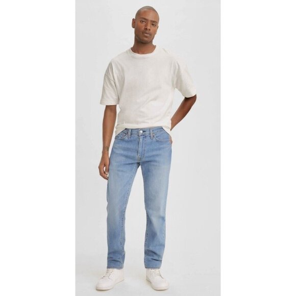 Levi’s 505 Jeans Size W 32x30 Men’s Regular Fit Straight Leg Hell Blue NWT